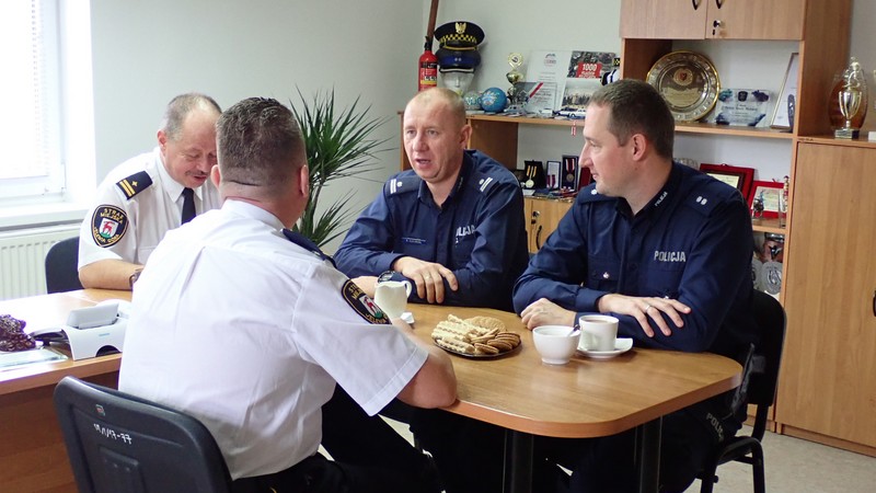  Spotkanie robocze Straży Miejskiej i Policji 