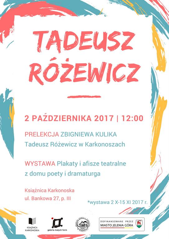 Różewicz PLAKAT 2017