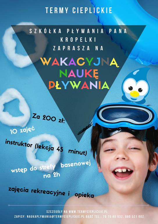 wakacyjna nauka pływania