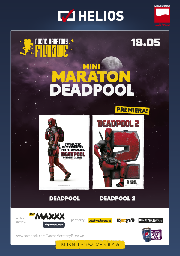 Mini Maraton DEADPOOL w kinie Helios!