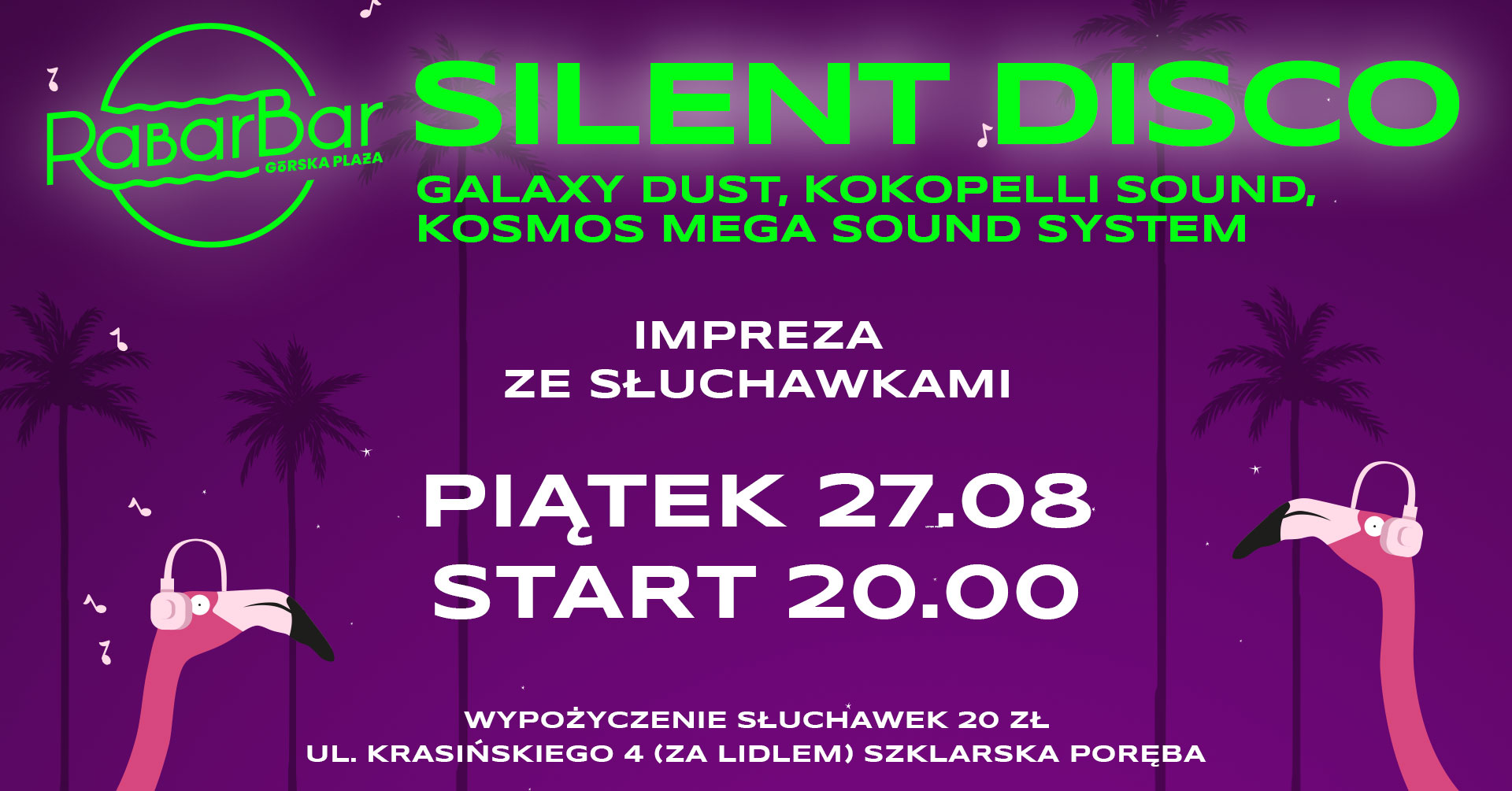 ZAKOŃCZENIE WAKACJI + SILENT DISCO