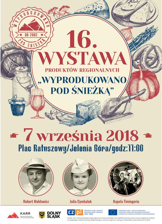 Ruszyły zapisy na wystawę produktów regionalnych "Wyprodukowano Pod Śnieżką"  