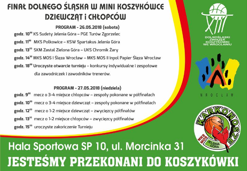 FINAŁ DOLNEGO ŚLĄSKA W MINI KOSZYKÓWCE program-naFB