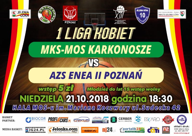 plakat meczowy sezon2018-19 LIGA KOBIET