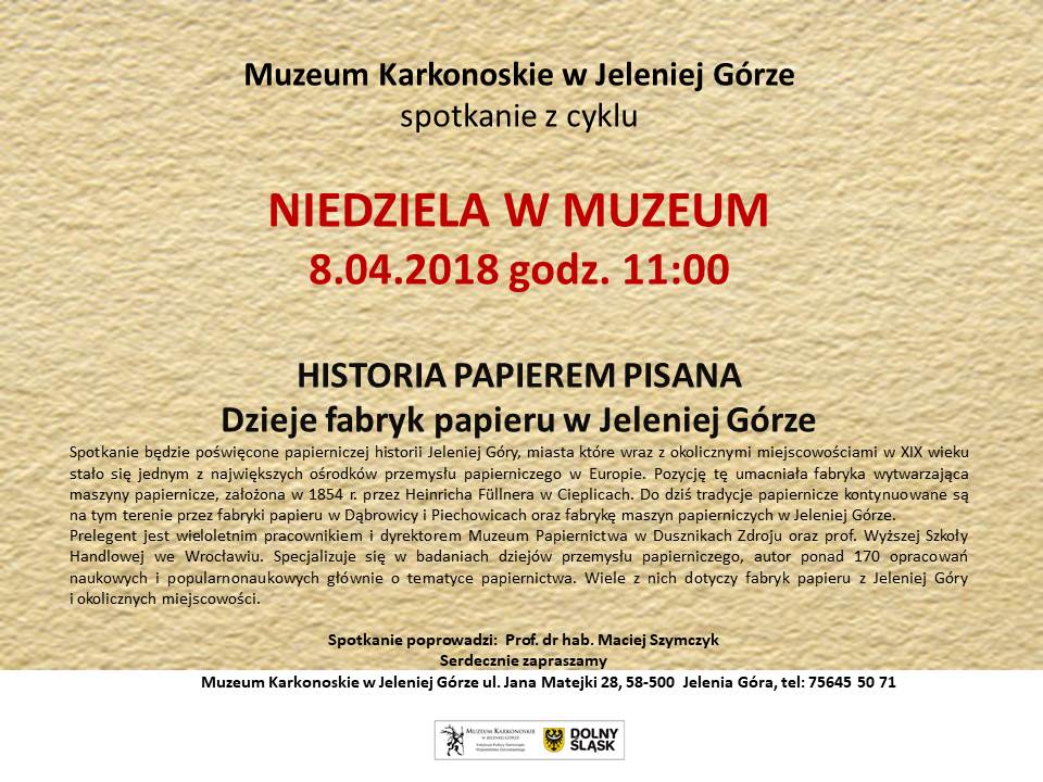 Muzeum Karkonoskie serdecznie zaprasza 