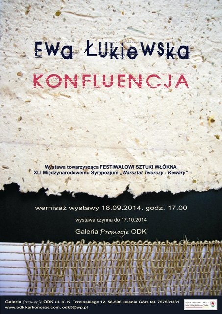 KONFLUENCJA - Ewa Łukiewska - PLAKAT-Darek