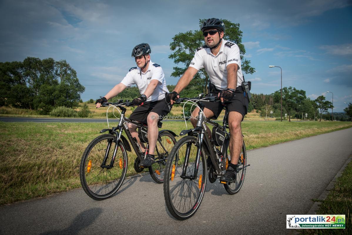 Policjanci w patrolu rowerowym zatrzymali mężczyzn z narkotykami.