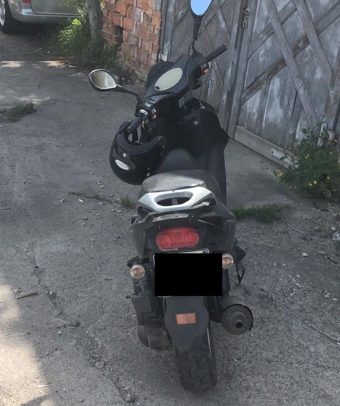 Pijany motocyklista chciał uniknąć kontroli.