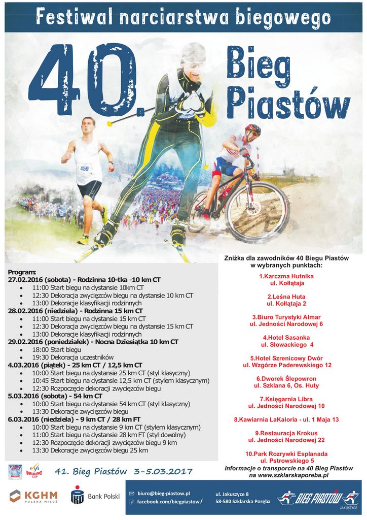 40. Jubileuszowy Bieg - Pisatów