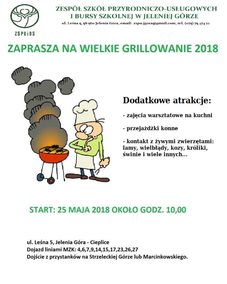 Wielkie Grillowanie już 25 maja!