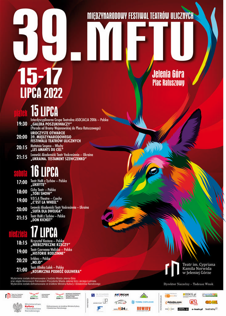 39. MIĘDZYNARODOWY FESTIWAL TEATRÓW ULICZNYCH 